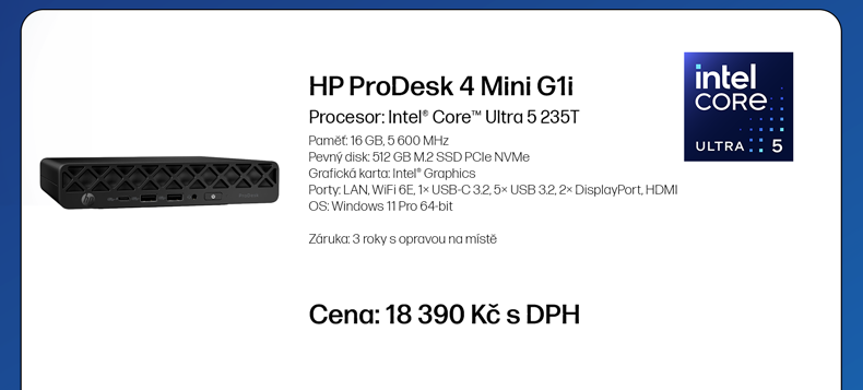 HP PC ProDesk 4 Mini G1i A (BY6Y0ET)